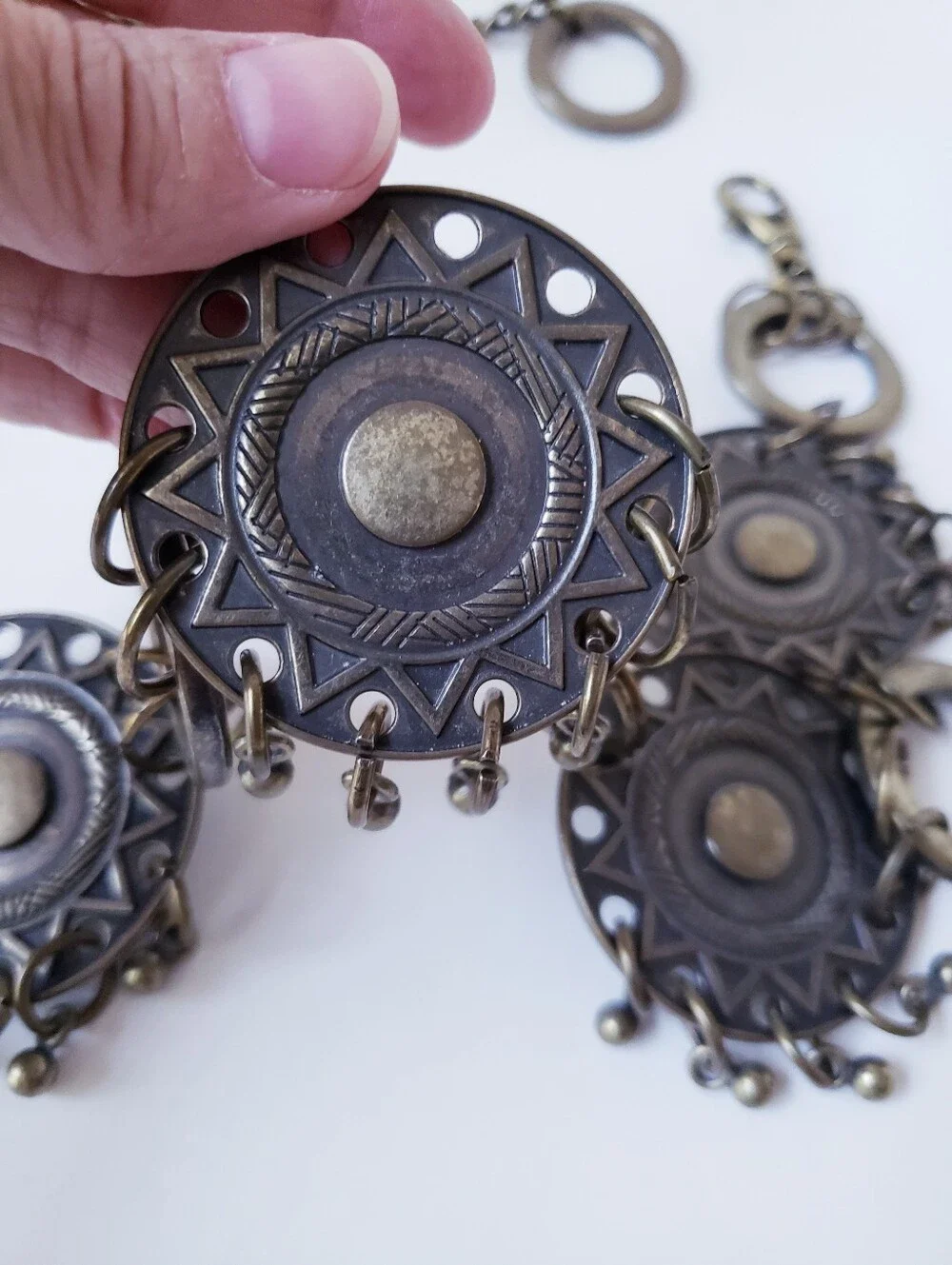 Vintage Bohemian Metal Chain Belt